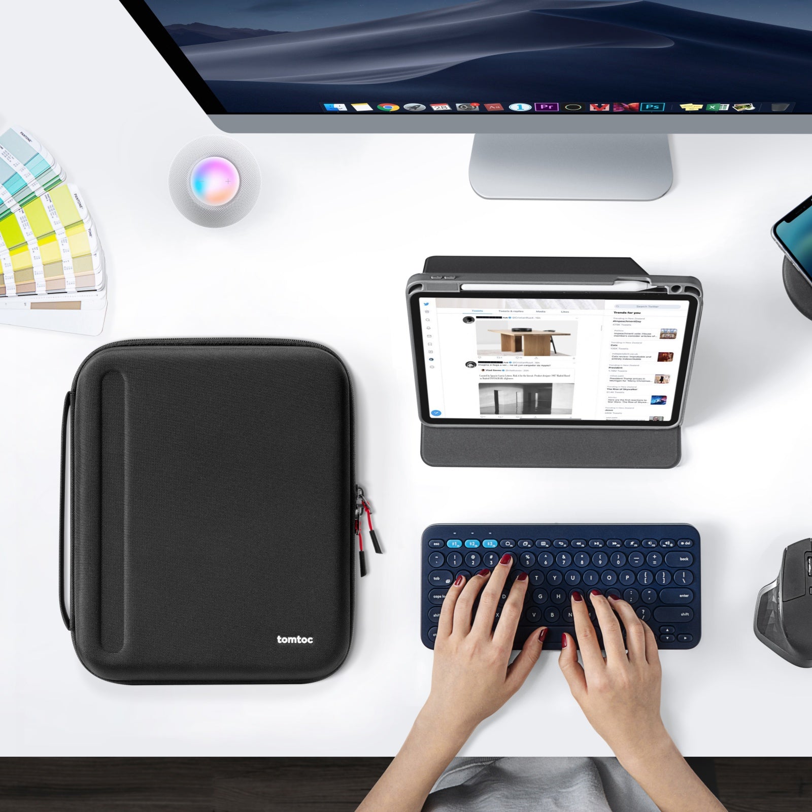 FancyCase-B06 iPad ハードケース|13-12.9インチiPad Pro/Air対応